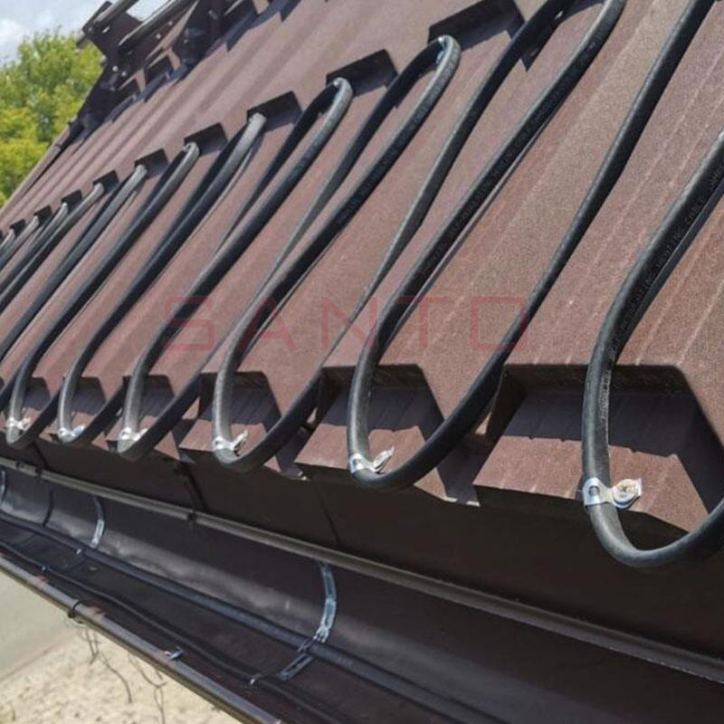 UFM roof eaves at downpipe antifreeze system